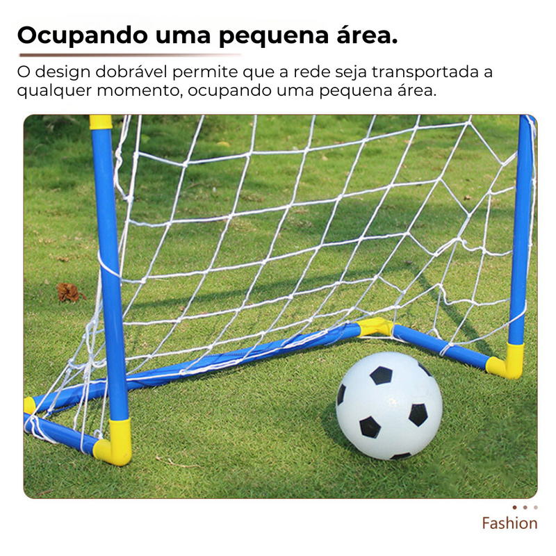 Traves de Futebol Infantil e Bola de Futebol Sv7®