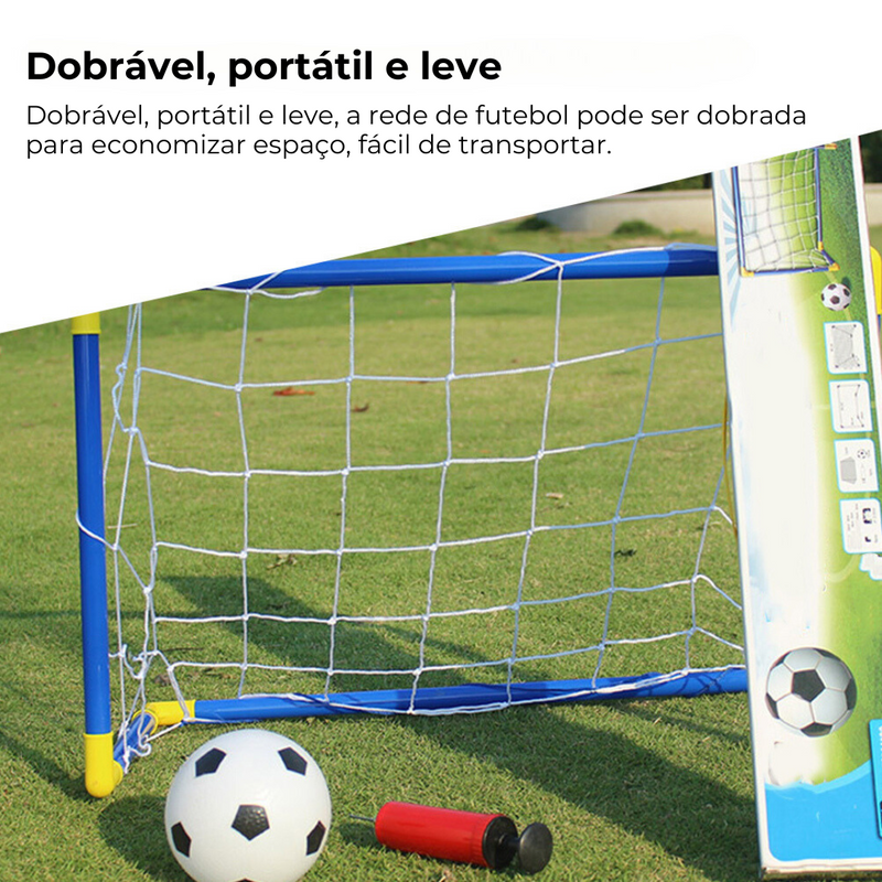 Traves de Futebol Infantil e Bola de Futebol Sv7®