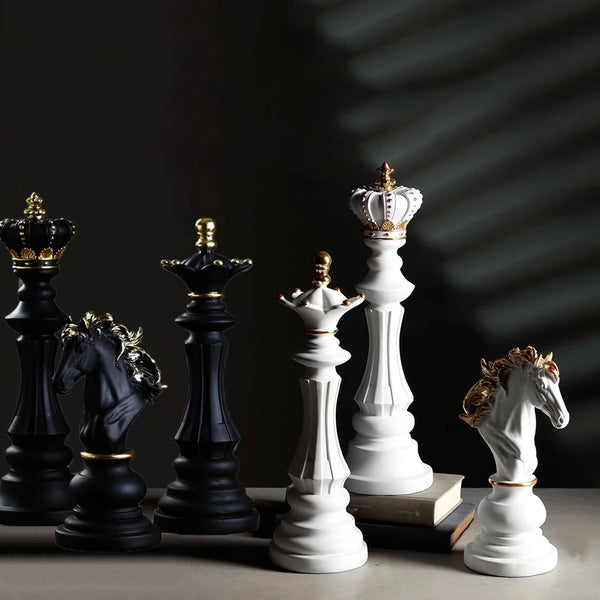 Conjunto estátuas de xadrez em resina Sv7®